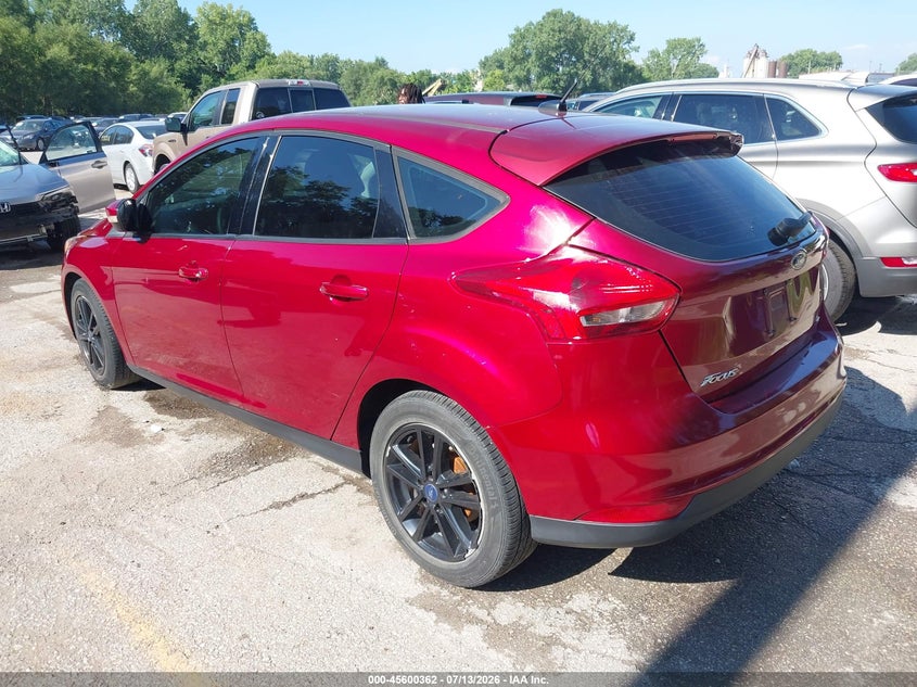Vin: 1fadp3k26hl342789, lot: 46098785, ford focus se 20173