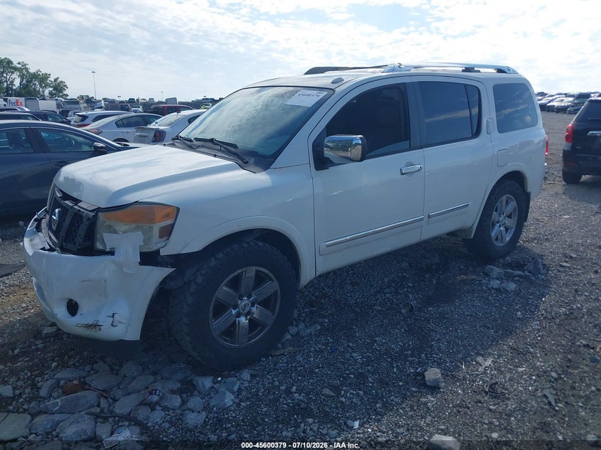 Vin: 5n1aa0nc2an619655, lot: 46098802, nissan armada titanium 20102