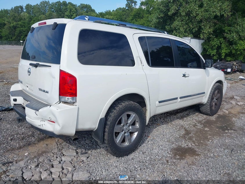 Vin: 5n1aa0nc2an619655, lot: 46098802, nissan armada titanium 20104