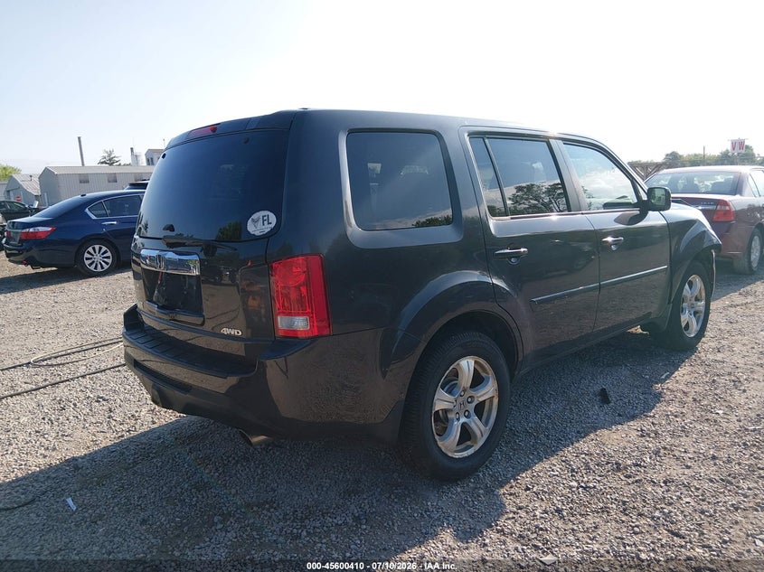 2012 HONDA PILOT auction photo 4
