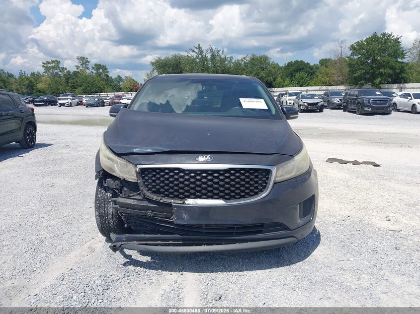 2016 Kia Sedona Lx VIN: KNDMB5C12G6162068 Lot: 45600486