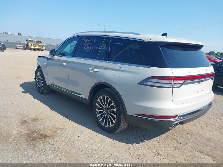 Vin: 5lm5j7xc0pgl02085, lot: 46098934, lincoln aviator reserve 20233