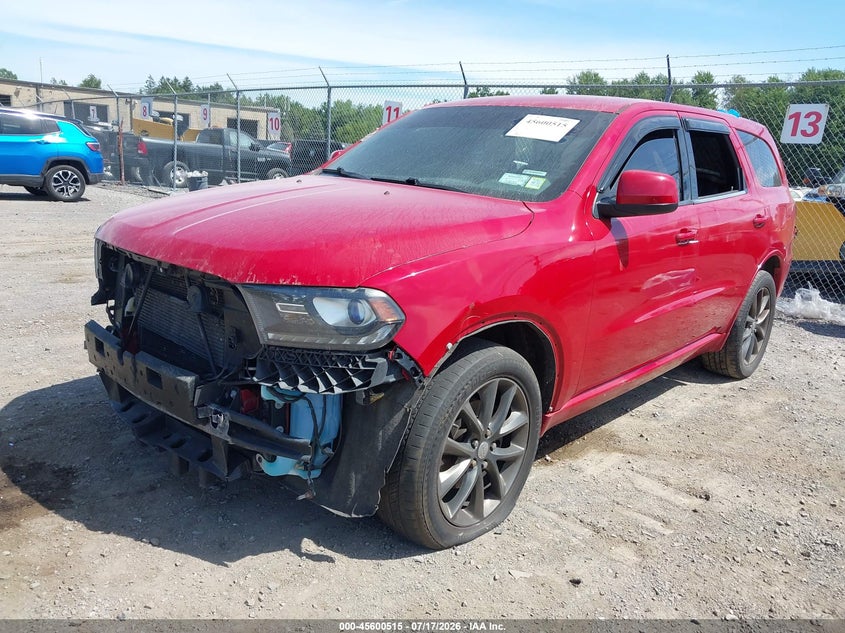 Vin: 1c4rdjag2fc147604, lot: 46098938, dodge durango sxt 20152