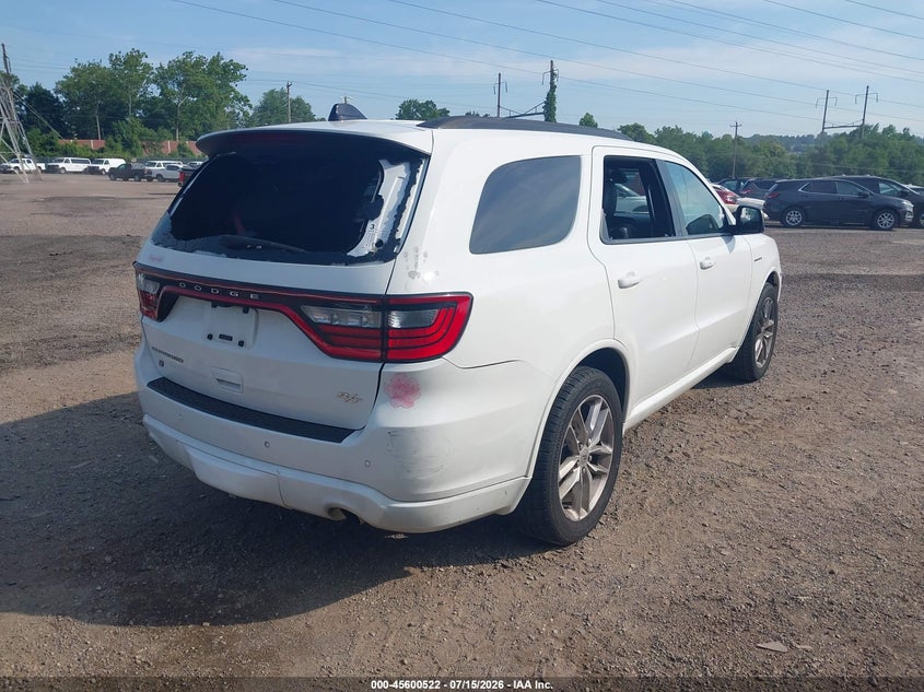 Vin: 1c4sdjct6pc555911, lot: 46098945, dodge durango r/t plus awd 20234