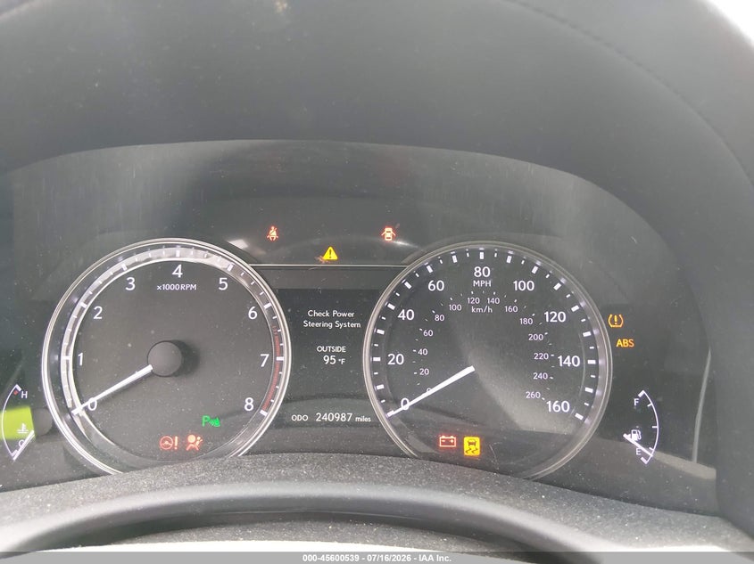 2013 Lexus Gs 350 VIN: JTHCE1BL1D5007011 Lot: 45600539