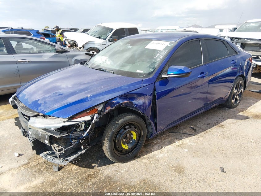 2023 Hyundai Elantra Sel, Front End, IAAI, VIN KMHLS4AG7PU489893 — photo 2