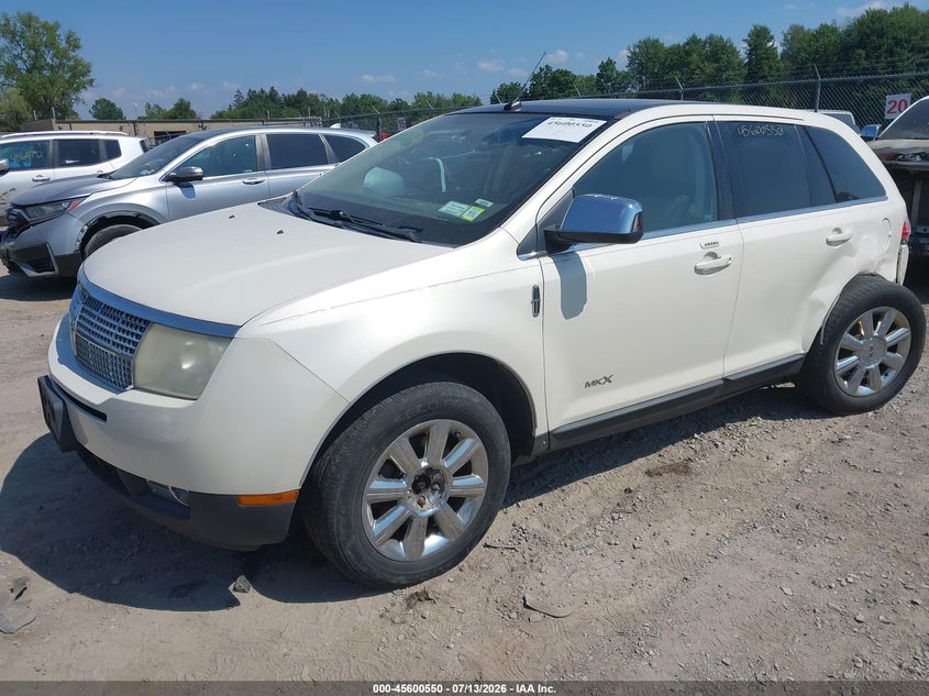 2008 Lincoln MKX, Rear, IAAI, VIN 2LMDU88C28BJ39589 — photo 2