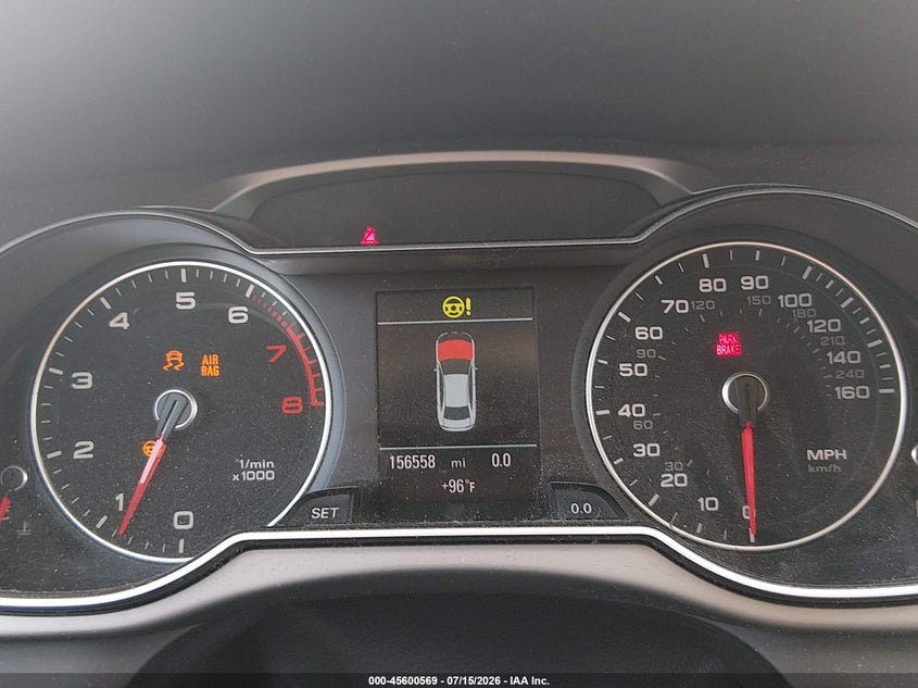 2013 Audi A4 2.0T Premium VIN: WAUHFAFL3DN016899 Lot: 45600569