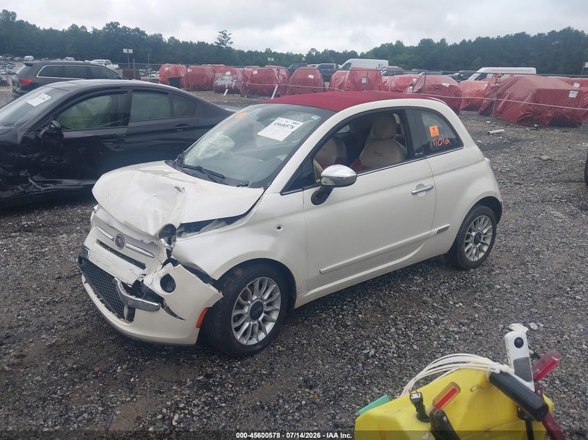 2012 FIAT 500C auction photo 2