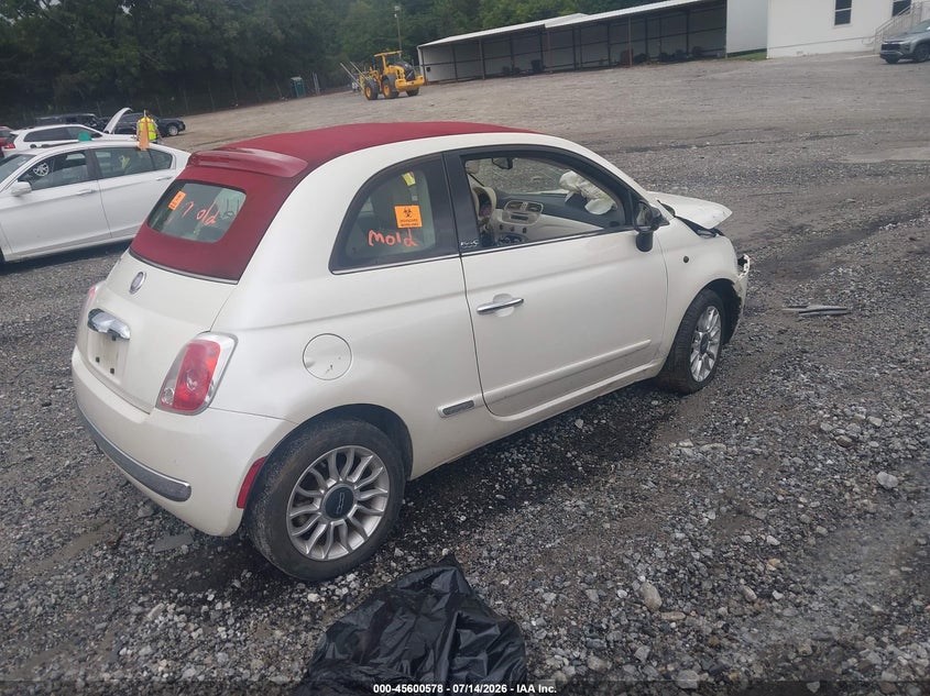 2012 FIAT 500C auction photo 4