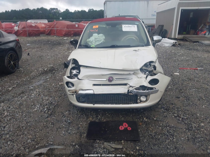 2012 FIAT 500C auction photo 6