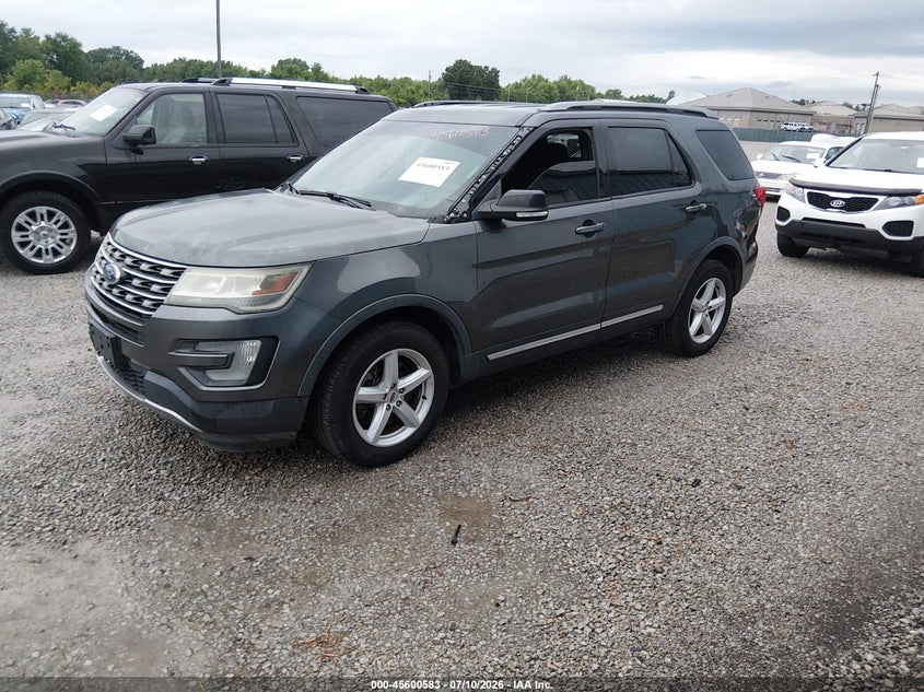 Vin: 1fm5k8d87ggc23406, lot: 46099006, ford explorer xlt 20162