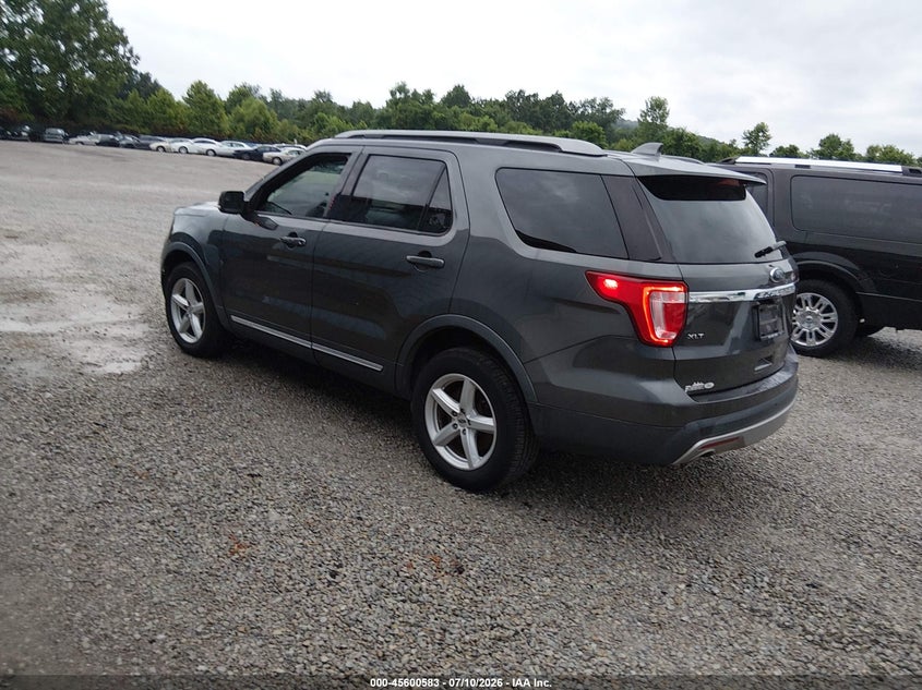 Vin: 1fm5k8d87ggc23406, lot: 46099006, ford explorer xlt 20163