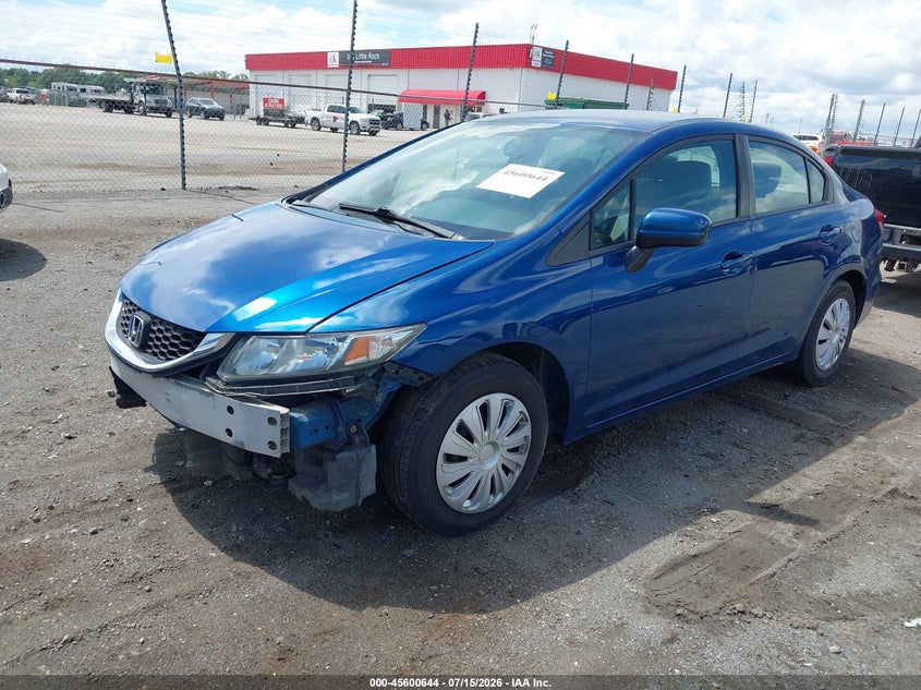 2014 Honda Civic Lx 2HGFB2F54EH501447 photo 1