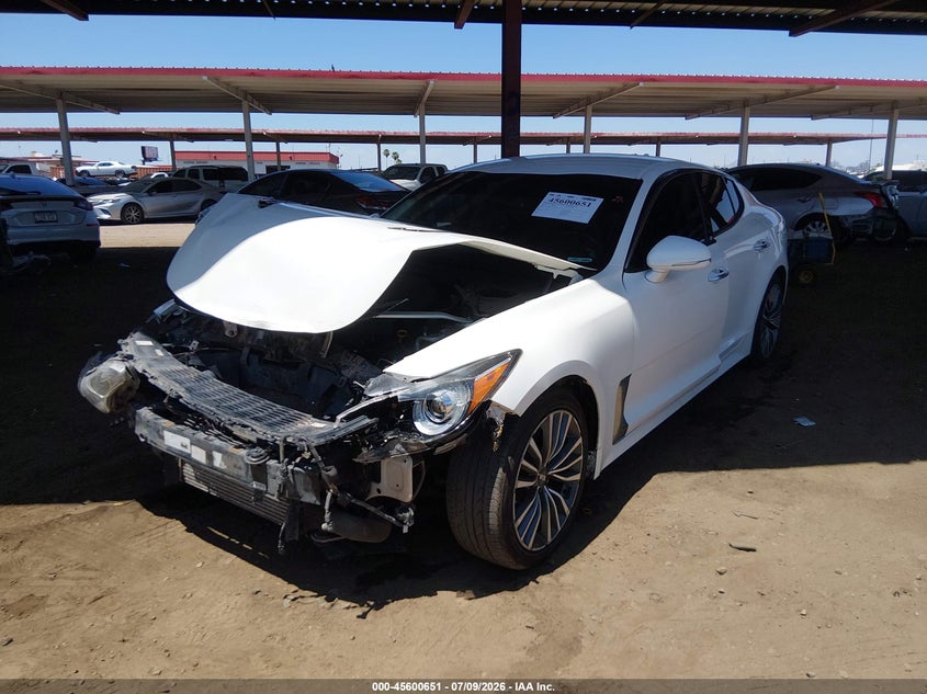 Vin: knae15la4k6051454, lot: 46099074, kia stinger 20192
