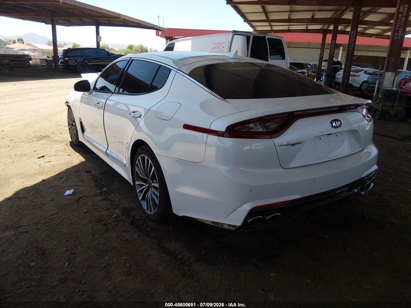 Vin: knae15la4k6051454, lot: 46099074, kia stinger 20193