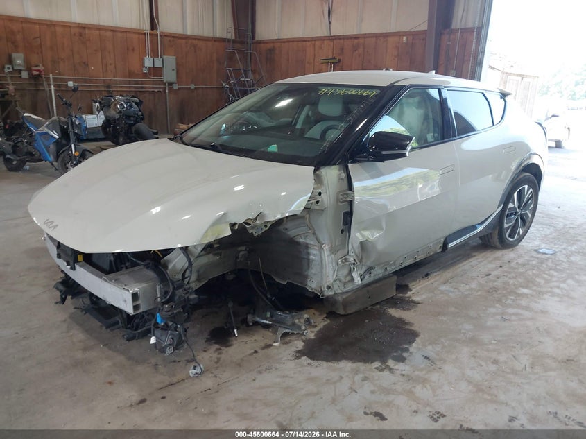 Vin: kndc3dlc2n5070059, lot: 46099087, kia ev6 wind 20222