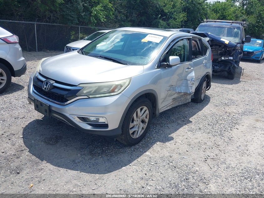 2015 Honda CR-V, Левый бок, IAAI, VIN 5J6RM4H57FL041214 — фото 2