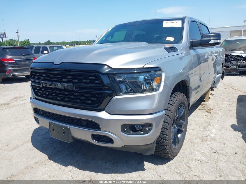 Vin: 1c6srfft5nn220531, lot: 46099134, ram 1500 big horn  4x4 5'7 box 20222