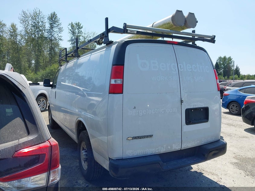2019 CHEVROLET EXPRESS 3500 WORK VAN VAN 6.0L V8 FI OHV 16V NF2
