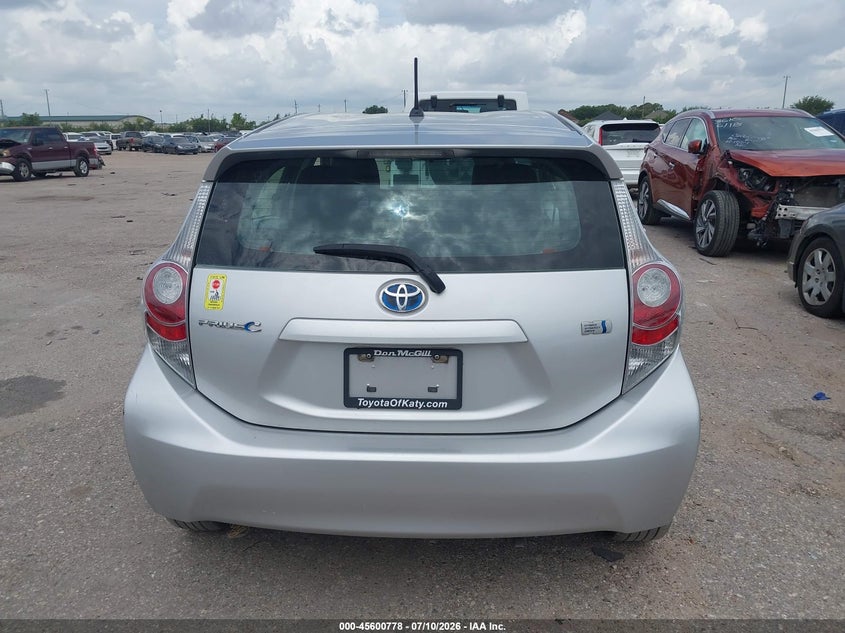 2013 Toyota Prius C Two VIN: JTDKDTB32D1531786 Lot: 45600778