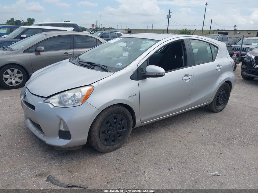 2013 Toyota Prius c, Звичайний знос, IAAI, VIN JTDKDTB32D1531786 — фото 2