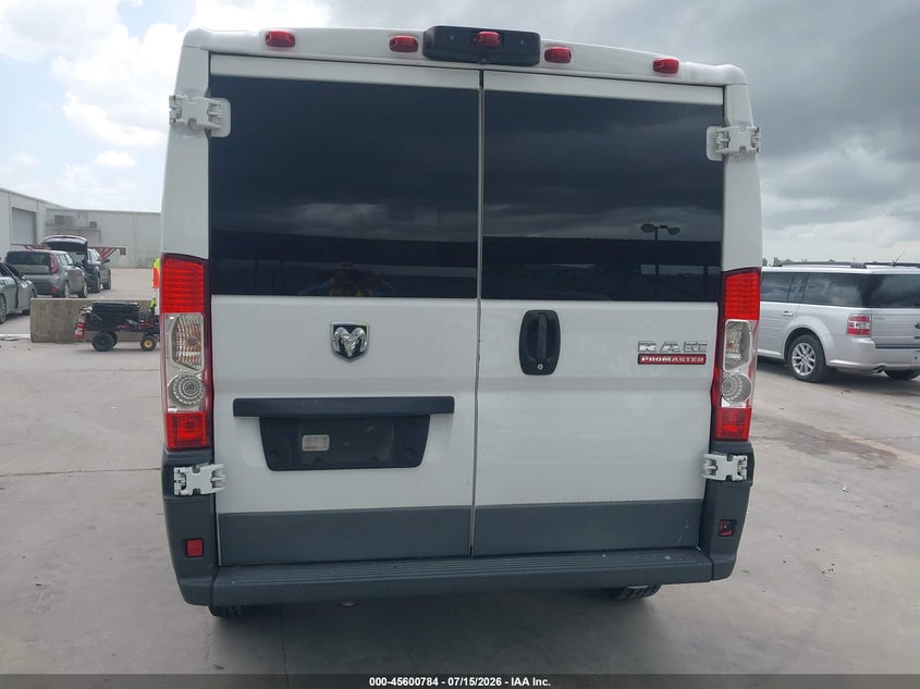 2018 Ram Promaster 1500 Low Roof 136 Wb VIN: 3C6TRVAGXJE109514 Lot: 45600784