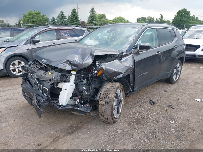 2022 Jeep Compass, Front End, IAAI, VIN 3C4NJDCB1NT128457 — photo 2
