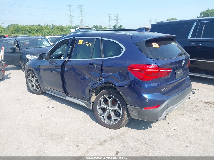 Vin: wbxhu7c34j5l05868, lot: 46099391, bmw x1 sdrive28i 20183