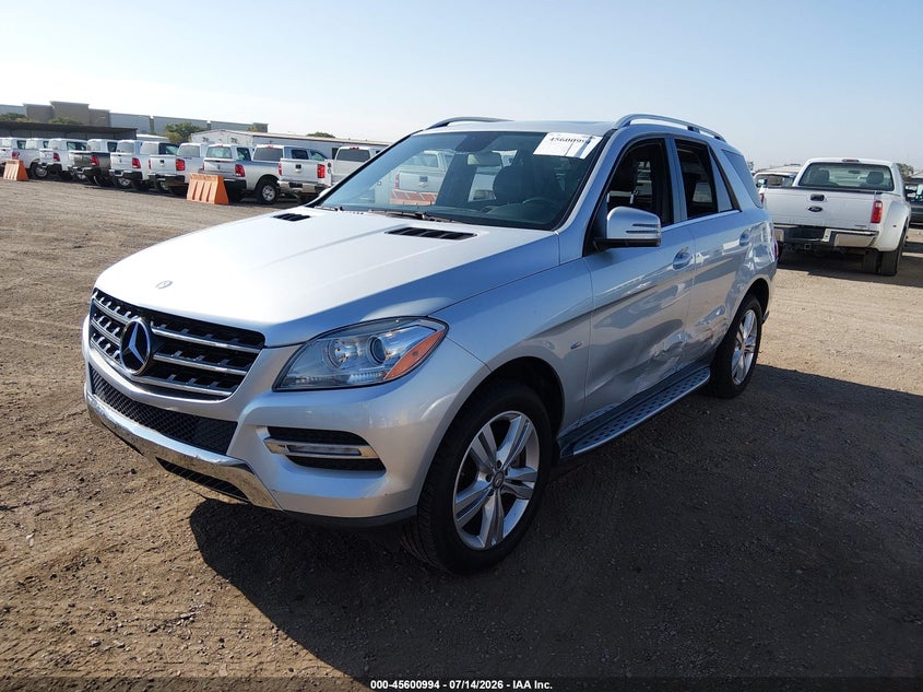 2012 MERCEDES-BENZ ML 350 auction photo 2