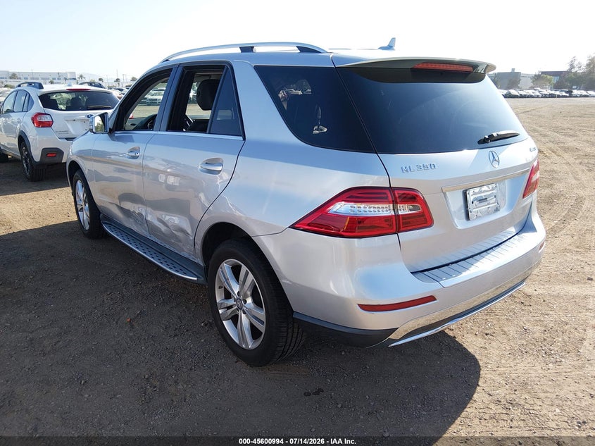 2012 MERCEDES-BENZ ML 350 auction photo 3