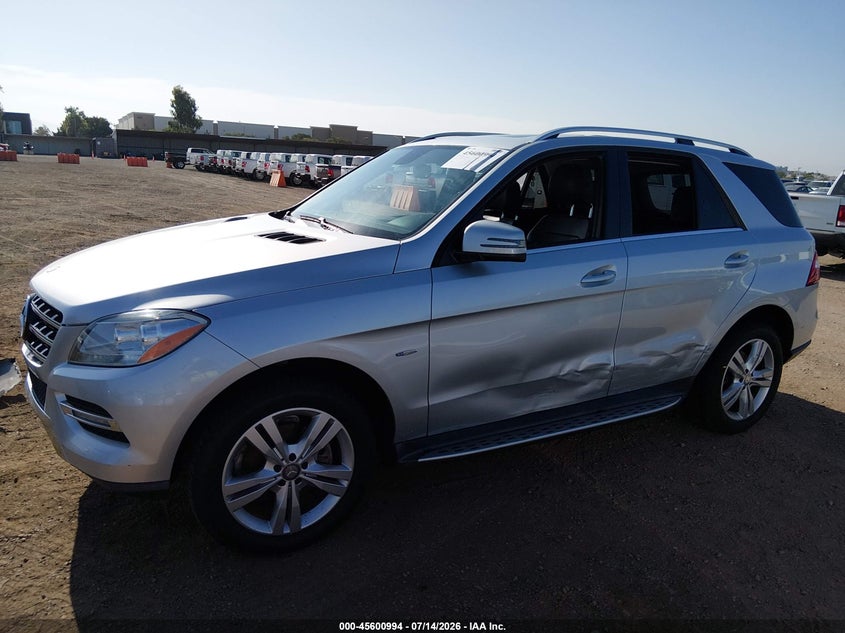 2012 MERCEDES-BENZ ML 350 auction photo 6