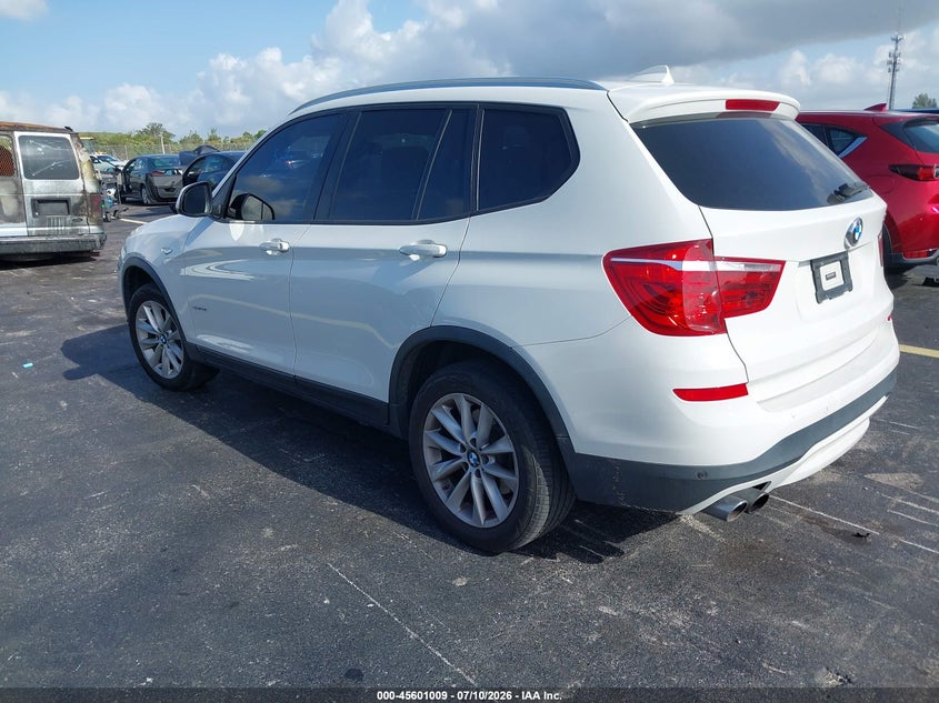 Vin: 5uxwz7c39h0v94760, lot: 46099432, bmw x3 sdrive28i 20173