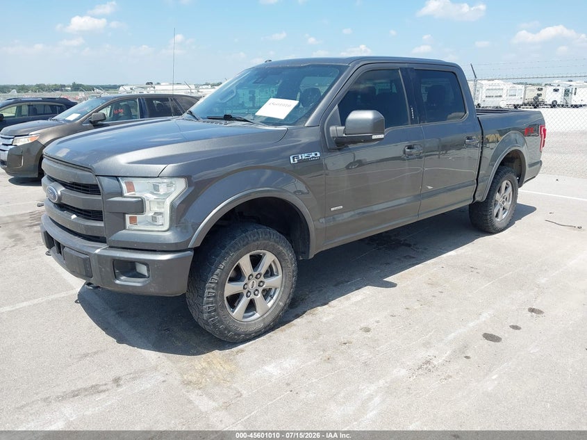 2015 Ford F-150, Engine Damage, IAAI, VIN 1FTEW1EGXFFA55738 — photo 2