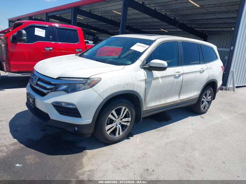 Vin: 5fnyf6h58hb086174, lot: 46099506, honda pilot ex-l 20172