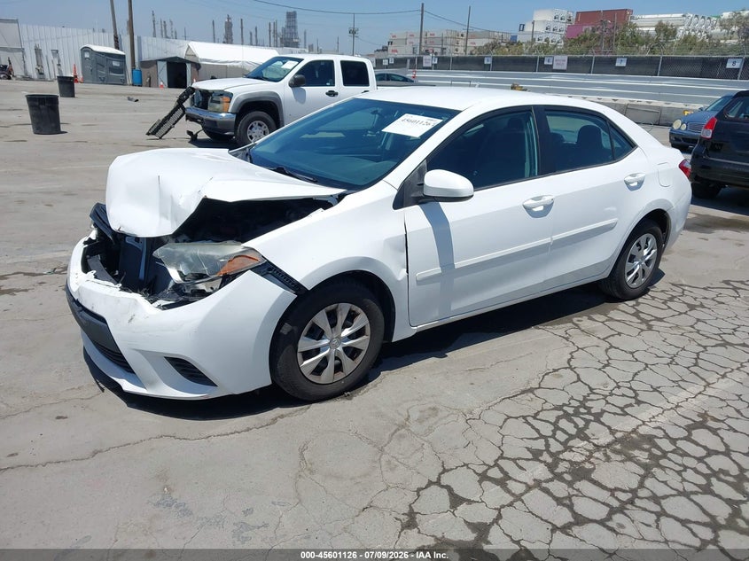 2015 TOYOTA COROLLA auction photo 2