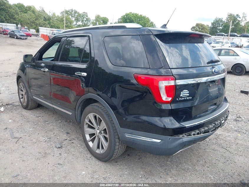 Vin: 1fm5k7f80jgb45677, lot: 46099573, ford explorer limited 20183