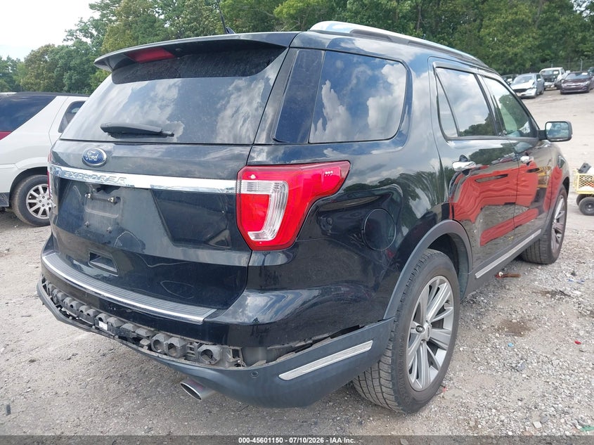 Vin: 1fm5k7f80jgb45677, lot: 46099573, ford explorer limited 20184