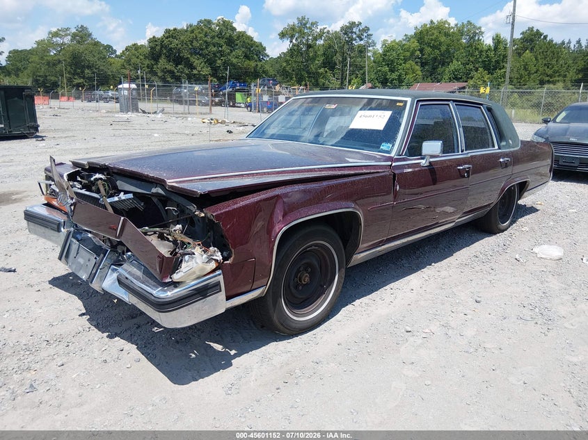 1989 CADILLAC BROUGHAM auction photo 2