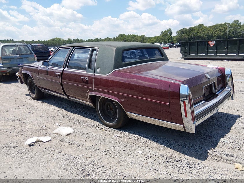 1989 CADILLAC BROUGHAM auction photo 3