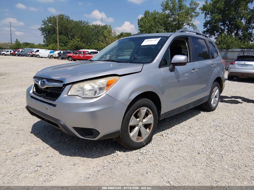 2014 Subaru Forester, Удар спереди, IAAI, VIN JF2SJAGC5EH510253 — фото 2