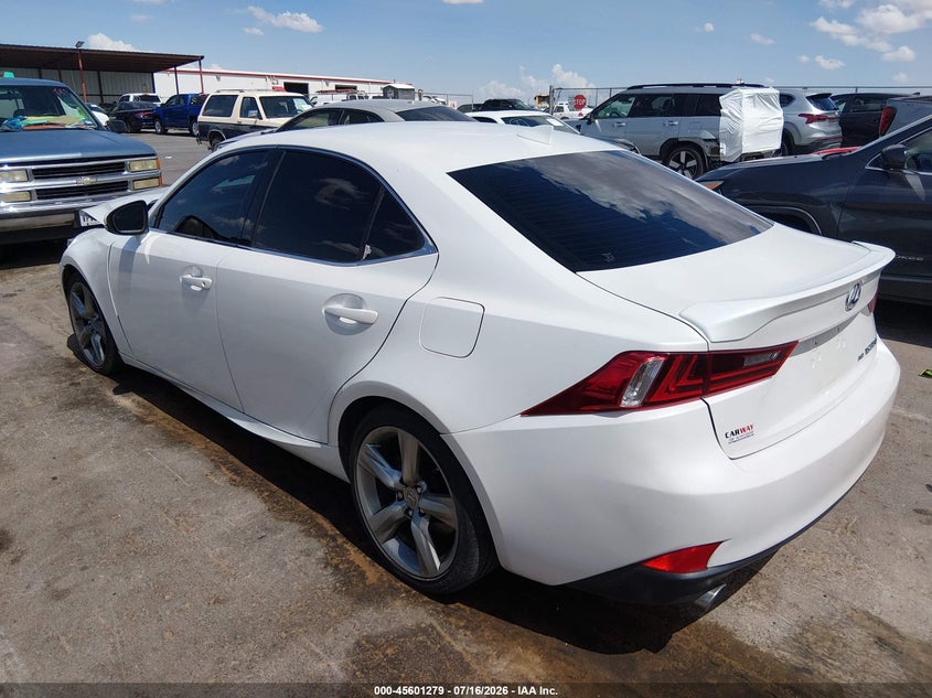 Vin: jthce1d20e5001478, lot: 46099702, lexus is 350 20143