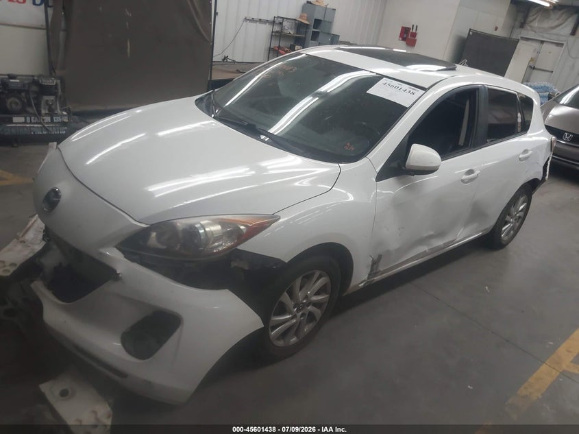 Vin: jm1bl1mp4d1837329, lot: 46099861, mazda mazda3 i grand touring 20132