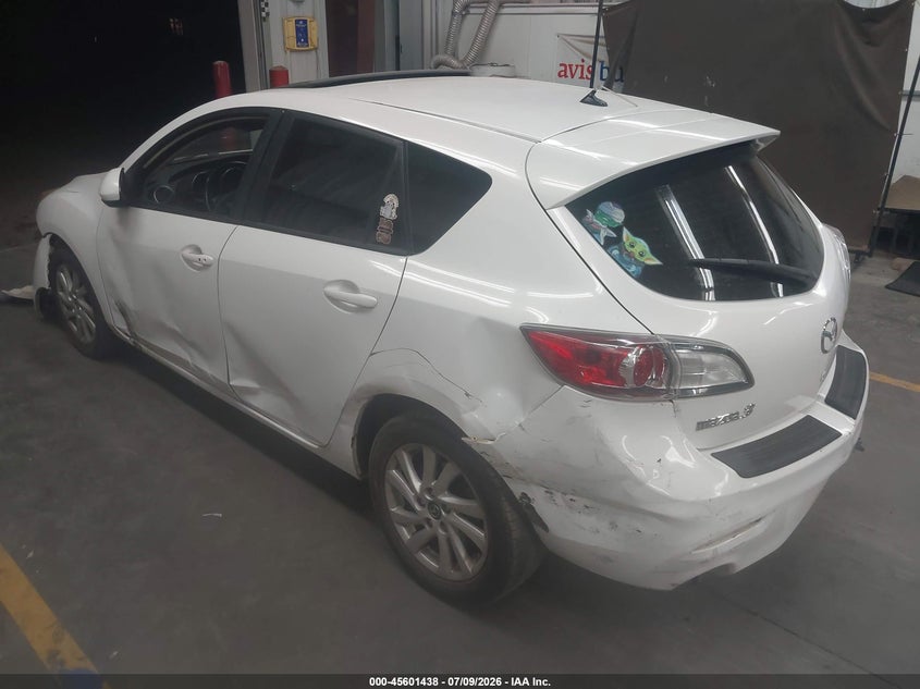 Vin: jm1bl1mp4d1837329, lot: 46099861, mazda mazda3 i grand touring 20133