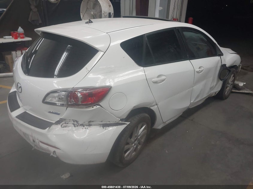 Vin: jm1bl1mp4d1837329, lot: 46099861, mazda mazda3 i grand touring 20134