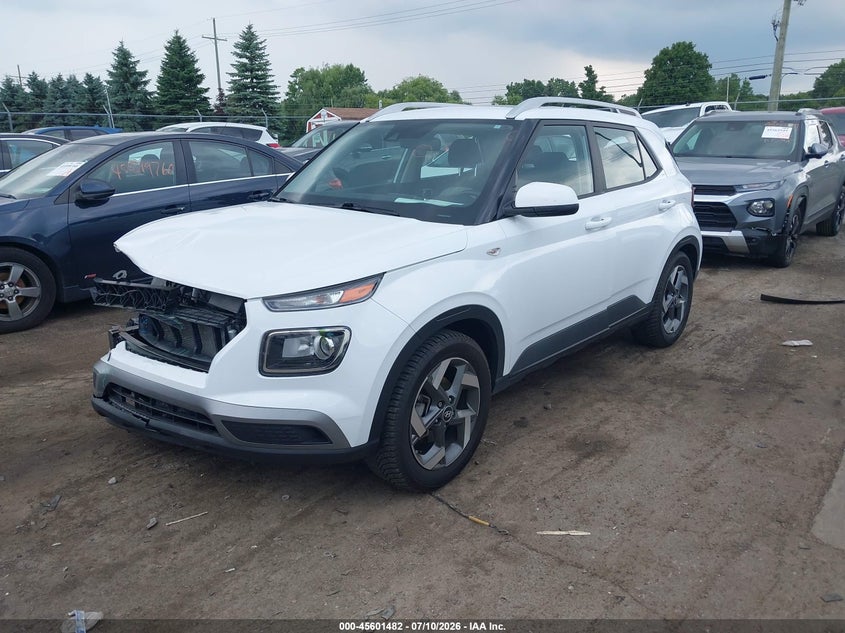 2022 Hyundai Venue, Front End, IAAI, VIN KMHRC8A31NU183989 — photo 2