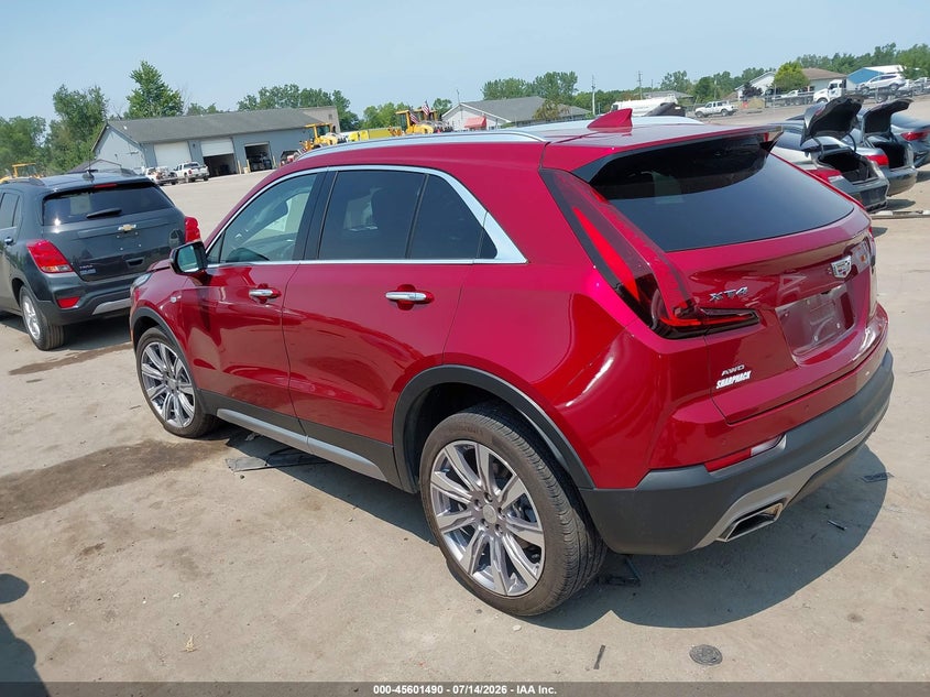 Vin: 1gyfzdr44mf074452, lot: 46099913, cadillac xt4 awd premium luxury 20213