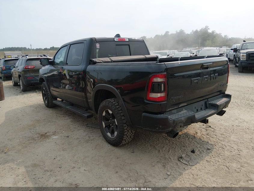 Vin: 1c6srflt8mn599866, lot: 46099914, ram 1500 rebel  4x4 5'7 box 20213