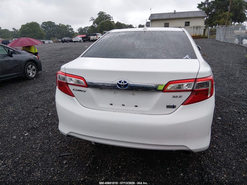 TOYOTA CAMRY HYBRID 2012 VIN 4T1BD1FK2CU040570