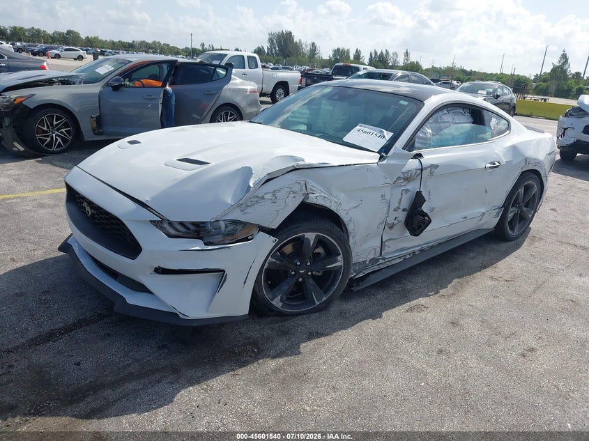 2021 Ford Mustang, Left Side, IAAI, VIN 1FA6P8TH2M5128065 — photo 2
